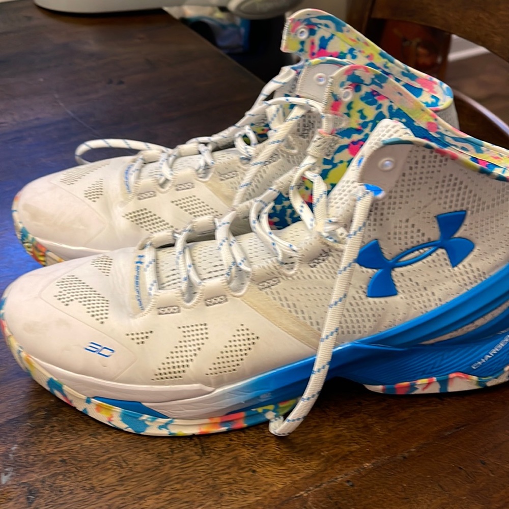 Under armor Curry 2 retro splash party basketball shoes